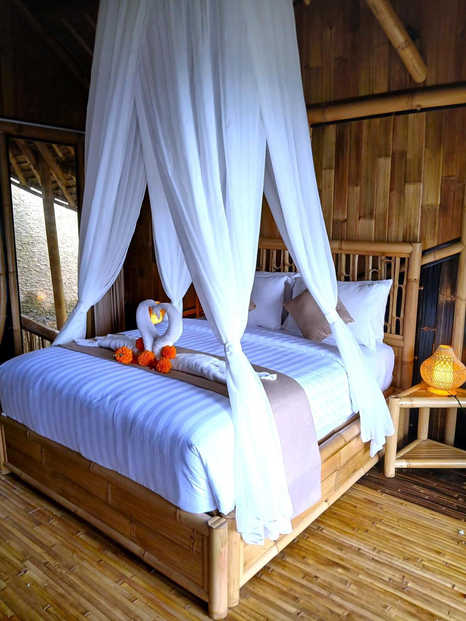 Danaswari Bali Bamboo House Selat Exterior foto
