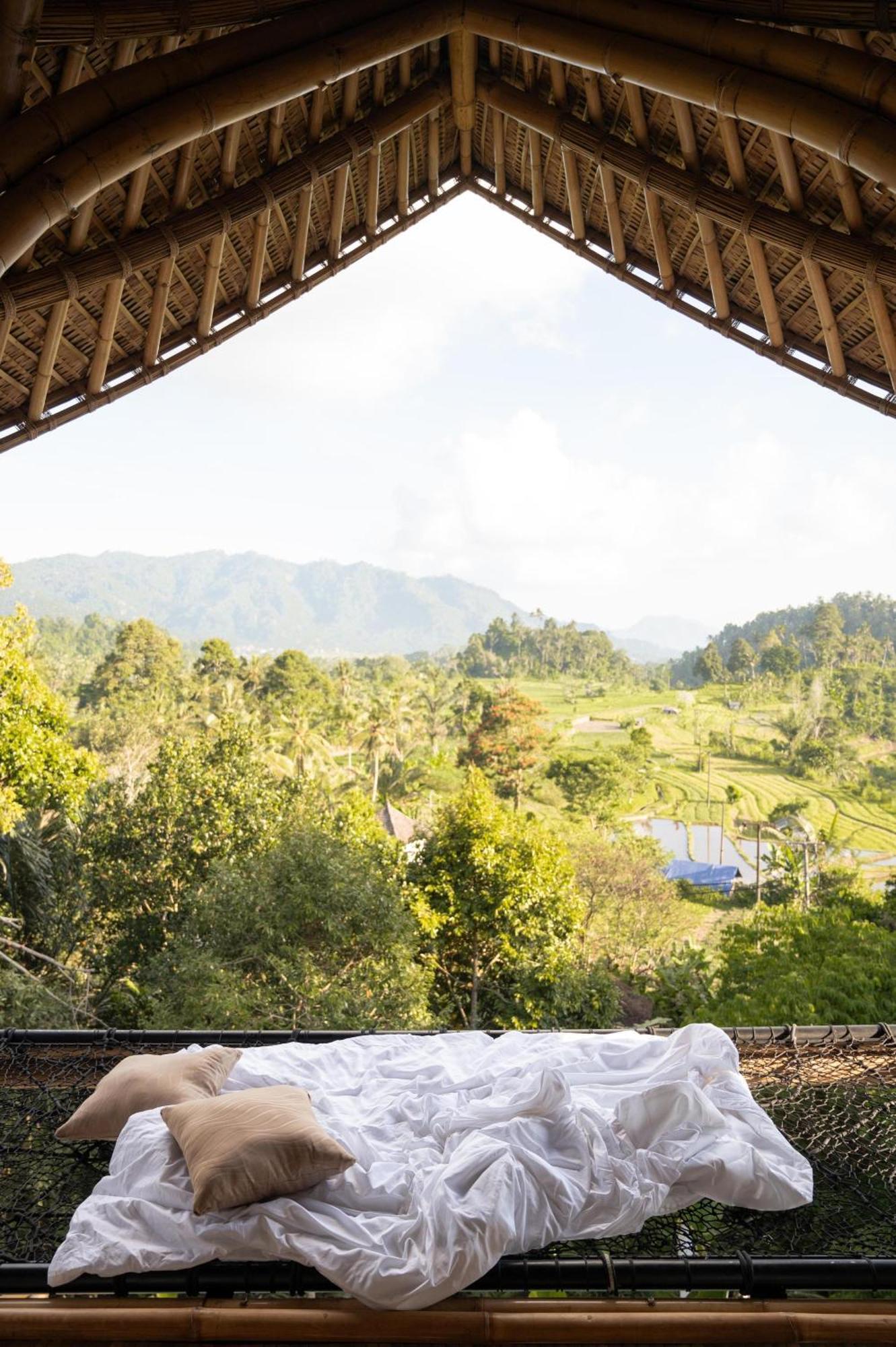 Danaswari Bali Bamboo House Selat Exterior foto