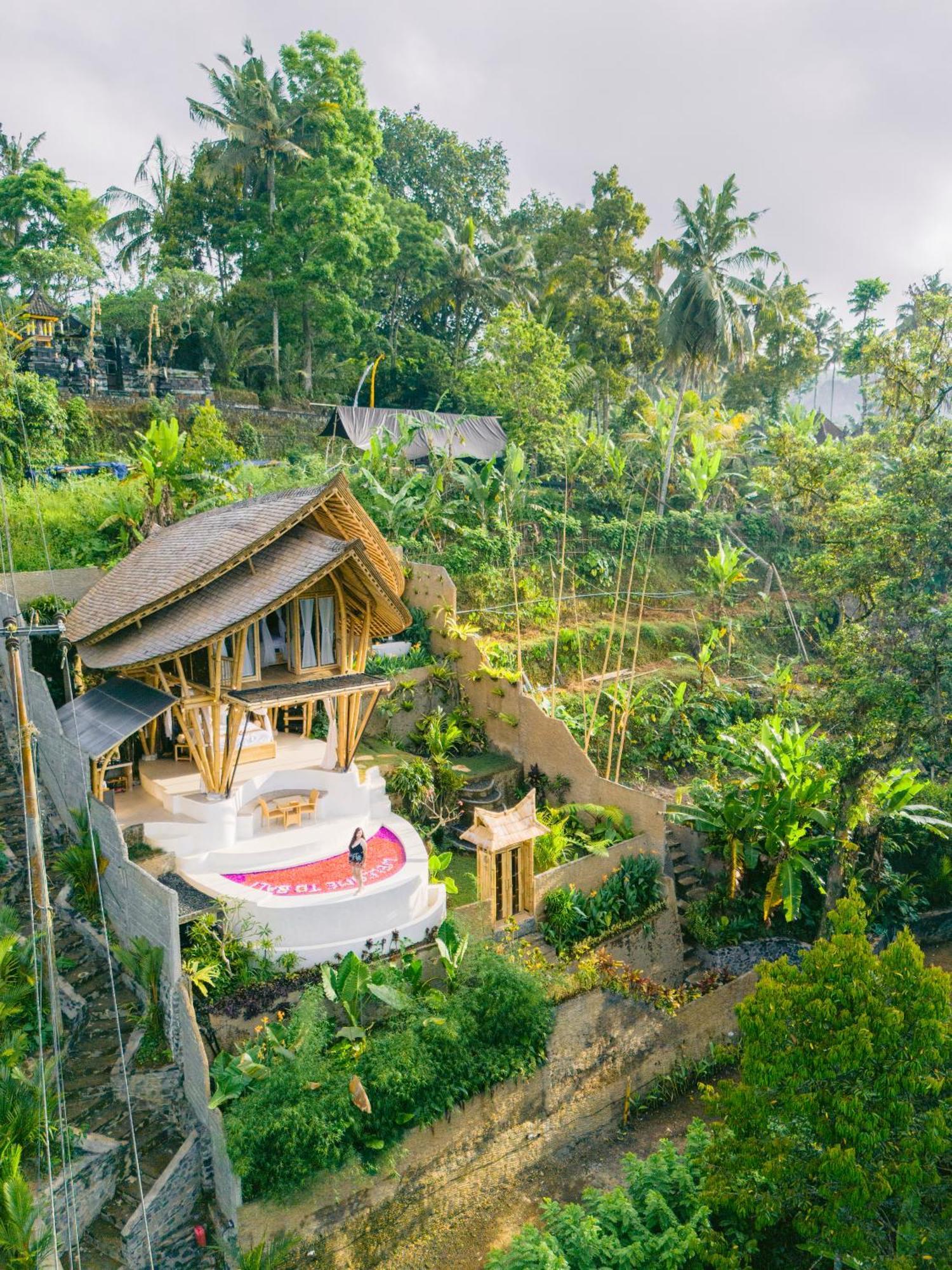 Danaswari Bali Bamboo House Selat Exterior foto